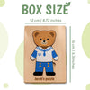 Engraved Jigsaw Jobs Dress up Puzzle With Animals, Wooden Professions Matching Toy, Gift 3 Years Old